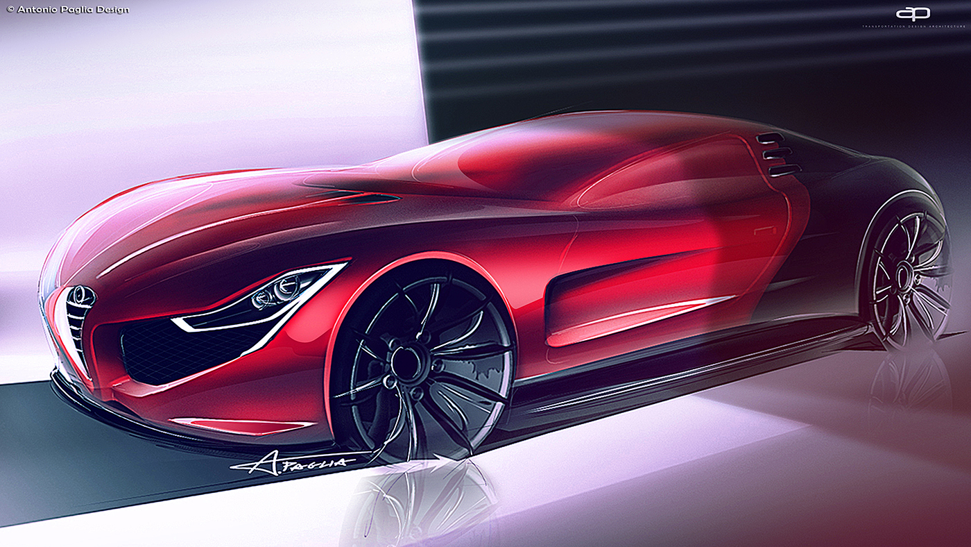 grace，power，alfa，alpha，Concept sports car，